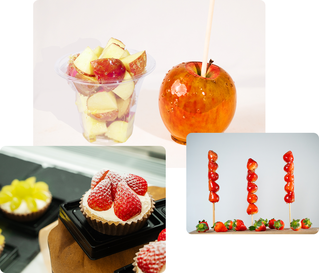 りんごのお菓子の画像